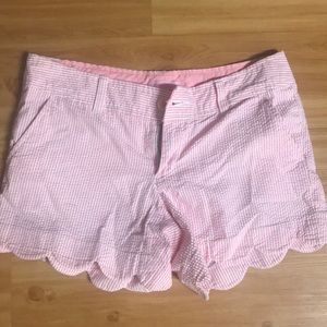 Lilly Pulitzer scalloped shorts
